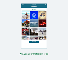 Likemeter - analyze Instagram likes screen
