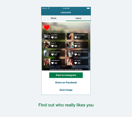 Likemeter for Instagram see who liked you